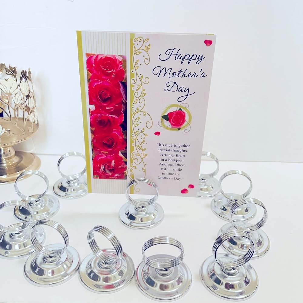 Silver Rings holder, Set of 12 brand new